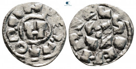 Italy. Lucca. Henry II AD 1004-1024. Denier AR