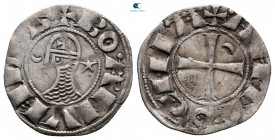 Principality of Antioch. Antioch. Bohemond III AD 1163-1201. Denier AR