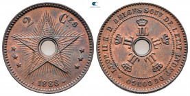 Congo Free State.  AD 1888. 2 Centimes