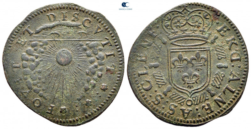 France. AD 1500.
Jeton CU

29 mm, 4,35 g



good very fine