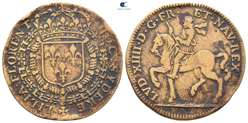 France. AD 1600.
Jeton CU

28 mm, 6,45 g



nearly very fine