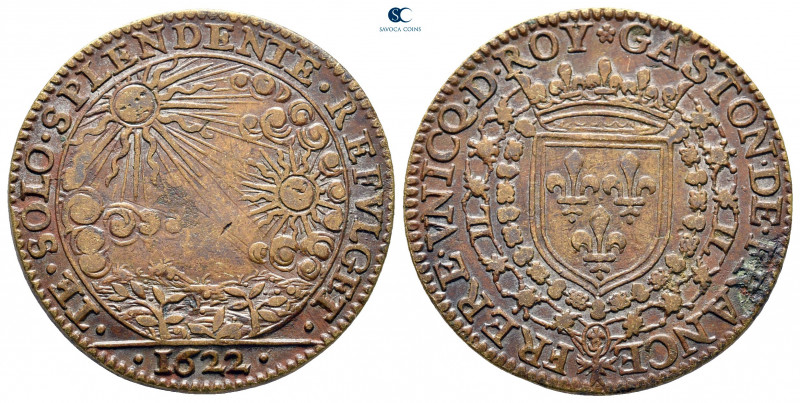 France. AD 1622.
Jeton CU

28 mm, 5,87 g



nearly extremely fine