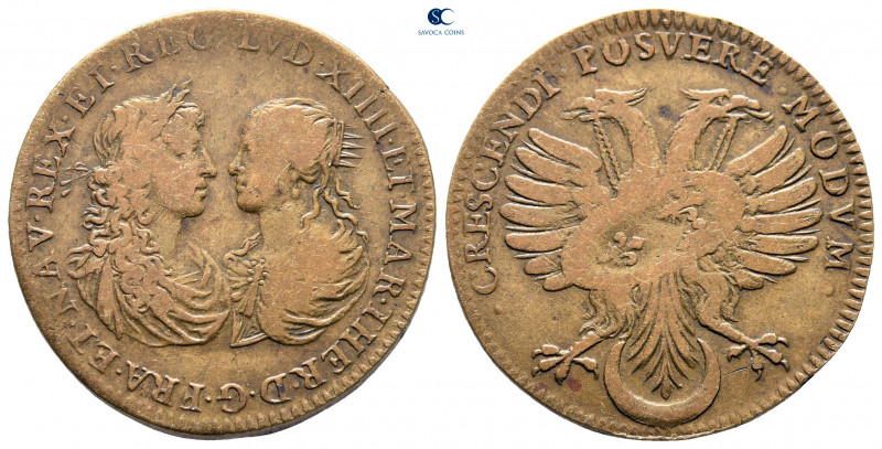 France. Louis XIV 'the Sun King' AD 1643-1715.
Jeton CU

27 mm, 5,23 g


...