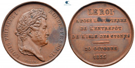 France. Louis-Philippe AD 1830-1848. Medal Cu