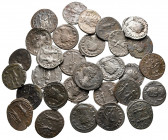 Lot of ca. 30 roman bronze coins / SOLD AS SEEN, NO RETURN!very fine