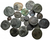 Lot of ca. 21 roman bronze coins / SOLD AS SEEN, NO RETURN!very fine