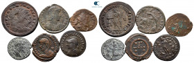 Lot of ca. 6 roman bronze coins / SOLD AS SEEN, NO RETURN!very fine