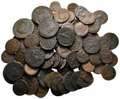 Lot of ca. 100 late roman bronze coins / SOLD AS SEEN, NO RETURN!very fine