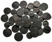 Lot of ca. 34 late roman bronze coins / SOLD AS SEEN, NO RETURN!very fine