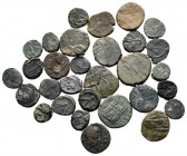 Lot of ca. 30 roman bronze coins / SOLD AS SEEN, NO RETURN!very fine