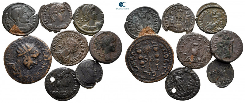 Lot of ca. 8 roman bronze coins / SOLD AS SEEN, NO RETURN!

very fine