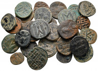 Lot of ca. 30 byzantine bronze coins / SOLD AS SEEN, NO RETURN!very fine