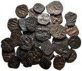 Lot of ca. 33 byzantine bronze coins / SOLD AS SEEN, NO RETURN!very fine