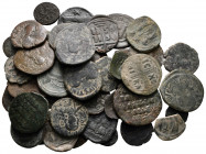 Lot of ca. 41 byzantine bronze coins / SOLD AS SEEN, NO RETURN!very fine