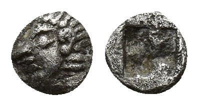 ASIA MINOR, Uncertain. Late 6th-early 5th centuries BC. AR Obol(?) (8mm, 0.80 g)...