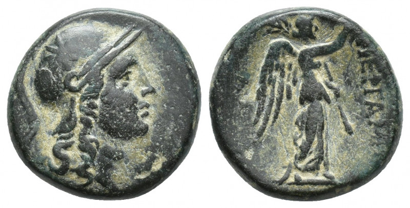 MYSIA. Pergamon. Ae (Circa 2nd-1st centuries BC). 6.7g 18.6mm Diodoros, magistra...