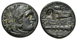 Macedonian Kingdom. Alexander III the Great. 336-323 B.C. 18.9 mm, 5.5 g. Uncertain mint in Western Asia Minor, ca. 323-310 B.C. Head of Alexander the...