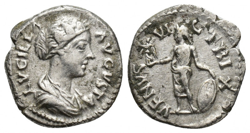 Lucilla AR Denarius, Venus Victrix reverse Marcus Aurelius (161-180 AD) for Luci...