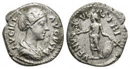 Lucilla AR Denarius, Venus Victrix reverse Marcus Aurelius (161-180 AD) for Lucilla. AR Denarius (18.3 mm, 3.1 g), Rome, 163-180. Obv. LVCILLA AVGVSTA...