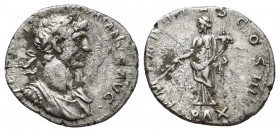 HADRIAN. 117-138 AD. AR Denarius 19.3mm - 3.3gr. Antioch mint. IMP CAESAR TRAIAN HADRIANVS AVG, laureate and cuirassed bust right, drapery on left sho...