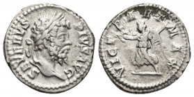 Septimius Severus, (A.D. 193-211), silver denarius, Rome mint, issued A.D. 204, (3.9 g 18.7 mm), obv. laureate head of Septimius Severus to right, aro...