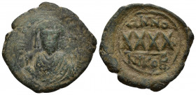 Phocas (602-610 AD). AE Follis, 30mm, 10.6gr. Nicomedia mint.