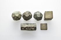 Group Lots
A lot containing 6 Byzantine and islamic bronze weights.SOLD AS SEEN NO RETURN.