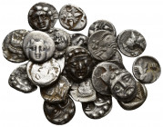 Greek lot.25 pieces of greek obol lot.SOLD AS SEEN NO RETURN.