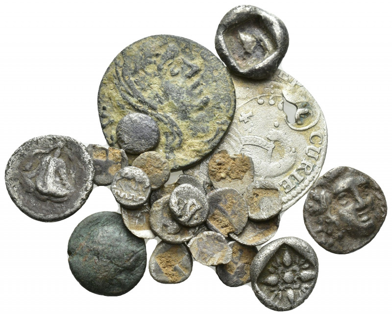 Ancient coins lot.23 pieces.SOLD AS SEEN NE RETURNS.