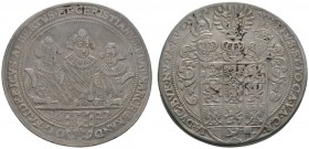 Altdeutsche Münzen und Medaillen 
 Brandenburg-Ansbach 
 Friedrich, Albert und Christian 1625-1634 
 Taler 1627. Slg. Wilm. 869, Dav. 6238. sehr sc...