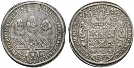 Altdeutsche Münzen und Medaillen 
 Brandenburg-Ansbach 
 Friedrich, Albert und Christian 1625-1634 
 Taler 1629. Slg. Wilm. 870, Dav. 6238. feine P...