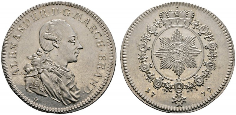 Altdeutsche Münzen und Medaillen 
 Brandenburg-Ansbach 
 Alexander 1757-1791 ...