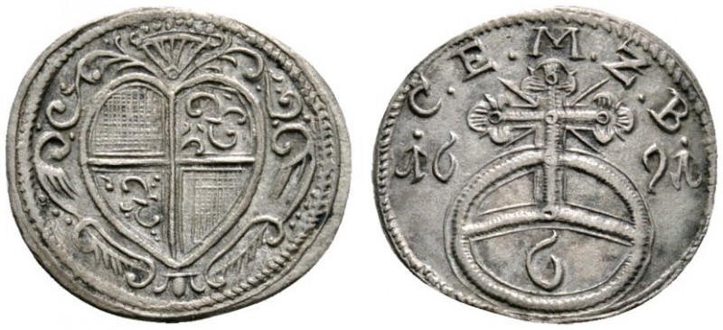 Altdeutsche Münzen und Medaillen 
 Brandenburg-Bayreuth 
 Christian Ernst 1655...