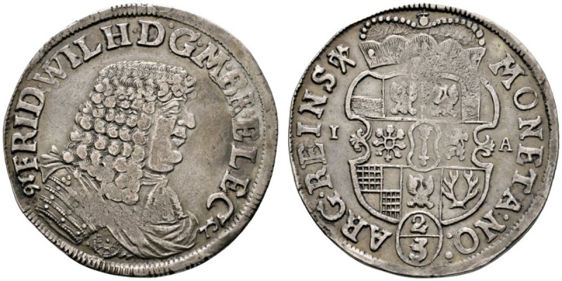 Altdeutsche Münzen und Medaillen 
 Brandenburg-Preußen 
 Friedrich Wilhelm 164...