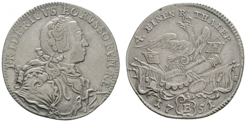 Altdeutsche Münzen und Medaillen 
 Brandenburg-Preußen 
 Friedrich II. 1740-17...