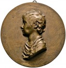 Altdeutsche Münzen und Medaillen 
 Brandenburg-Preußen 
 Friedrich Wilhelm III. 1797-1840 
 Einseitige Bronzegußmedaille o.J. von L. Posch (unsigni...