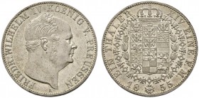 Altdeutsche Münzen und Medaillen 
 Brandenburg-Preußen 
 Friedrich Wilhelm IV. 1840-1861 
 Taler 1855 A. AKS 76, J. 80, Thun 260, Kahnt 377. leicht...