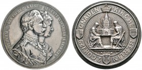 Altdeutsche Münzen und Medaillen 
 Brandenburg-Preußen 
 Wilhelm II. 1888-1918 
 Silbermedaille o.J. (1895) aus der Werkstatt Loos, auf die Einweih...