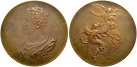 Altdeutsche Münzen und Medaillen 
 Brandenburg-Preußen 
 Wilhelm II. 1888-1918 
 Große Bronzemedaille 1898 von H. Dürrich, auf den Tod von Martha F...