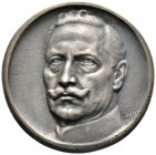 Altdeutsche Münzen und Medaillen 
 Brandenburg-Preußen 
 Wilhelm II. 1888-1918 
 Einseitige Silbergußmedaille o.J. von E. Torff. Büste des Kaisers ...