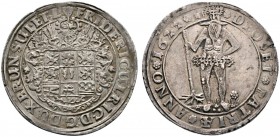 Altdeutsche Münzen und Medaillen 
 Braunschweig-Wolfenbüttel 
 Friedrich Ulrich 1613-1634 
 Taler 1622 -Clausthal-. Wilder Mann mit Tanne. Welter 1...