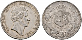 Altdeutsche Münzen und Medaillen 
 Braunschweig-Wolfenbüttel 
 Wilhelm 1831-1884 
 Doppelter Vereinstaler 1856 B. 25-jähriges Regierungsjubiläum. A...