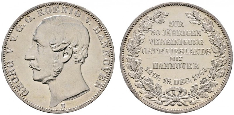 Altdeutsche Münzen und Medaillen 
 Braunschweig-Calenberg-Hannover 
 Georg V. ...