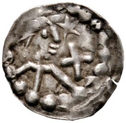 Altdeutsche Münzen und Medaillen 
 Breisgau 
 Anonym 1200-1400 
 Runder Pfenn...