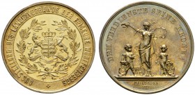 Altdeutsche Münzen und Medaillen 
 Heilbronn, Stadt 
 Vergoldete, silberne Prämienmedaille o.J. (1909) von O. Beh, der Ausstellung des Landesverband...