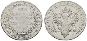 Altdeutsche Münzen und Medaillen 
 Jever 
 Friederike Auguste Sophie von Anhalt-Zerbst 1793-1801. 1/2 Reichstaler 1798 -Silberhütte-. Merzd. 133, Ma...