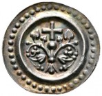 Altdeutsche Münzen und Medaillen 
 Lindau, Abtei unter königlicher Beteiligung 
 Brakteat 1250-1270. Zwischen zwei sich krümmenden Lindenzweigen mit...