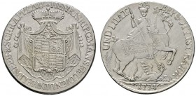 Altdeutsche Münzen und Medaillen 
 Mansfeld-vorderortische Linie zu Bornstedt-Fondi 
 Heinrich II. 1717-1780. 1/2 Spruchtaler 1774 -Prag-. Tornau 32...