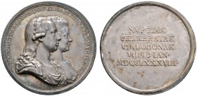 Altdeutsche Münzen und Medaillen 
 Württemberg 
 Elisabeth, Tochter von Friedrich Eugen 1767-1790 
 Silbermedaille 1788 von J.N. Wirt, auf die Hoch...