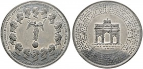 Altdeutsche Münzen und Medaillen 
 Württemberg 
 Wilhelm I. 1816-1864 
 Zinnmedaille 1814 von H.J. Pfeuffer, auf den Wiener Kongress. Siegesgöttin ...